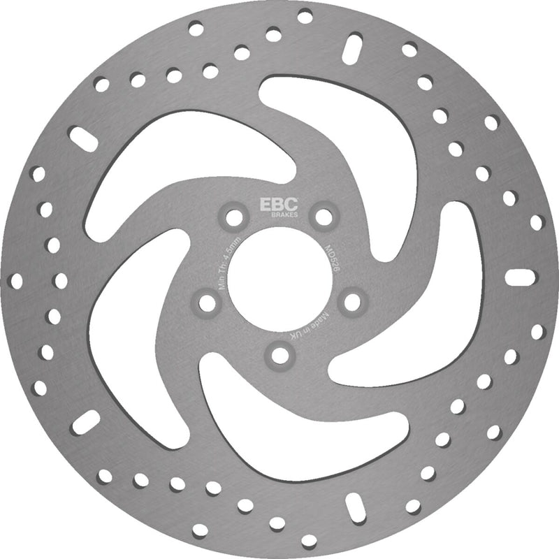EBC Brake Rotor for 2014-2026 Harley-Davidson Silver Zinc Front Left One Piece (Fixed) Stainless Steel
