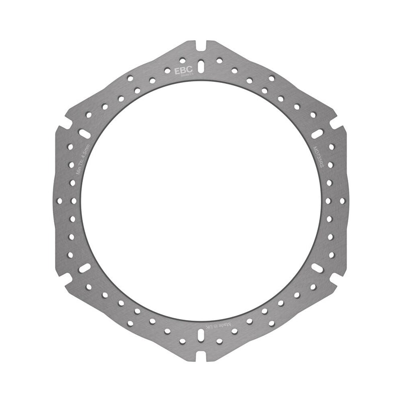 EBC Round Fixed Brake Rotor Stainless Steel Zinc Front One Piece (Fixed)
