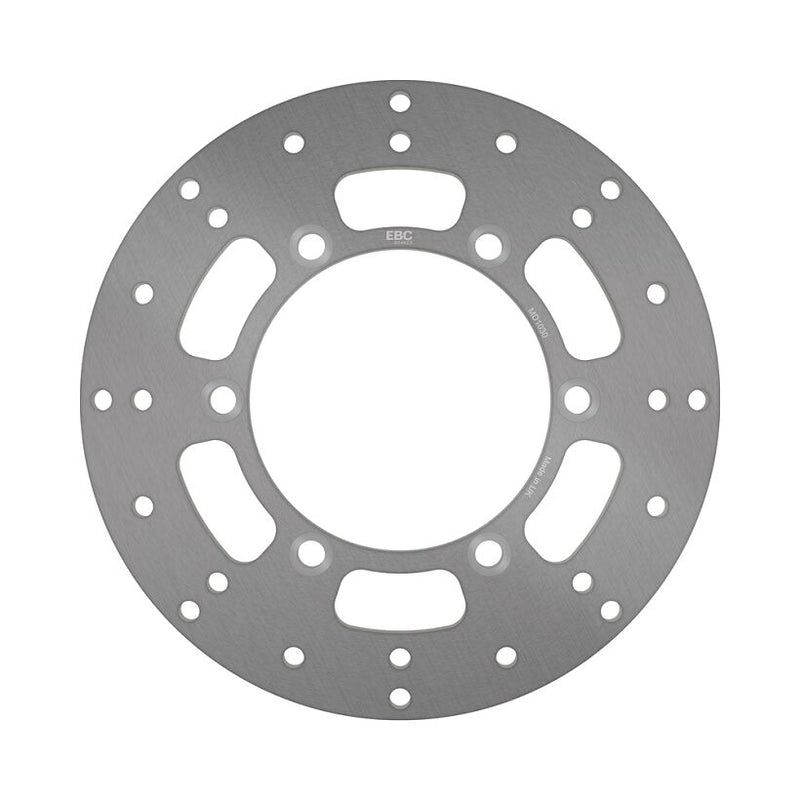 EBC Round HPSR solid brake rotor for 1999-2023 HONDA HPSR Series Silver Stainless Steel Front Front Right One Piece (Fixed) Zinc