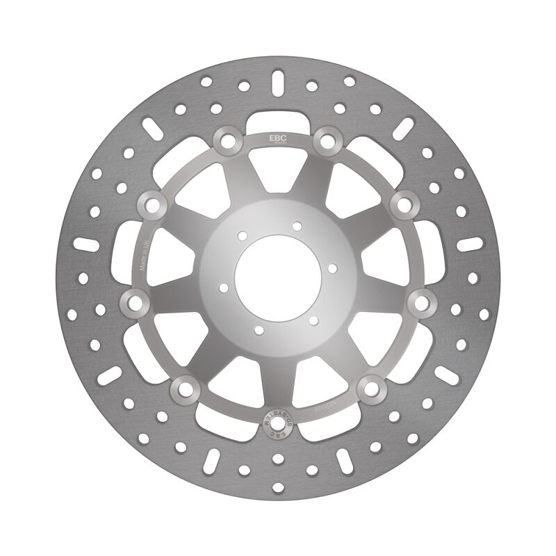 EBC Floating Brake Rotor for 2000-2006 HONDA CB 600 Silver Stainless Steel Front Two Piece (Floating) Aluminium