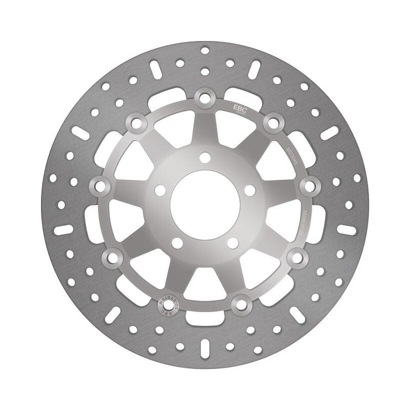EBC Floating Brake Rotor for 1990-1995, 1997-2003 SUZUKI Pro-Lite Series Silver Stainless Steel Front Two Piece (Floating) Aluminium