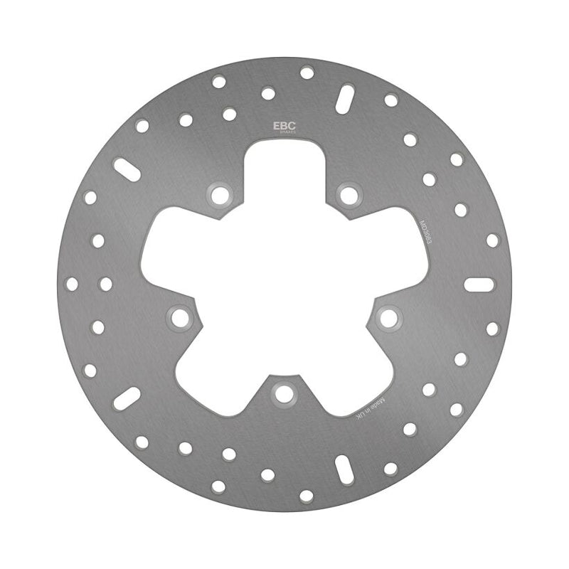 EBC Round HPSR solid brake rotor for 2001-2007 SUZUKI GSX 1400 HPSR Series Gold Zinc Solid-Mount Rear One Piece (Fixed) Stainless Steel