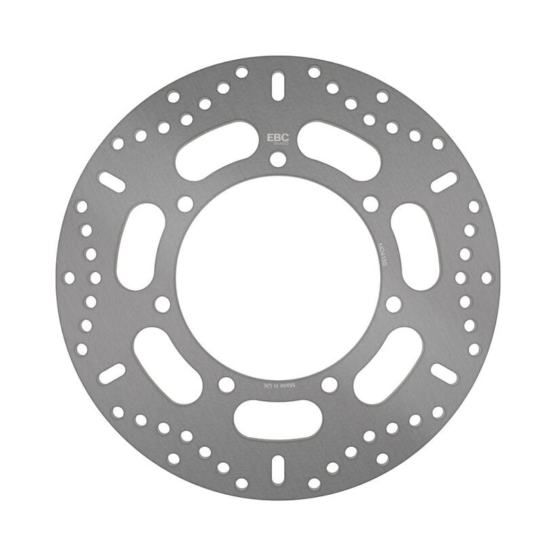 EBC Round HPSR solid brake rotor for 1998-2003 KAWASAKI VN 1500 HPSR Series Silver Stainless Steel Solid-Mount Front One Piece (Fixed)