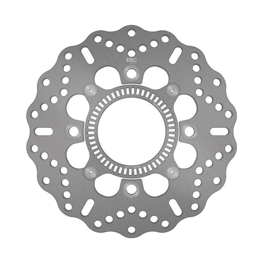 EBC Contour Fixed Brake Rotor for 2005-2026 KAWASAKI Wave® Silver Stainless Steel Solid-Mount Rear One Piece (Fixed)