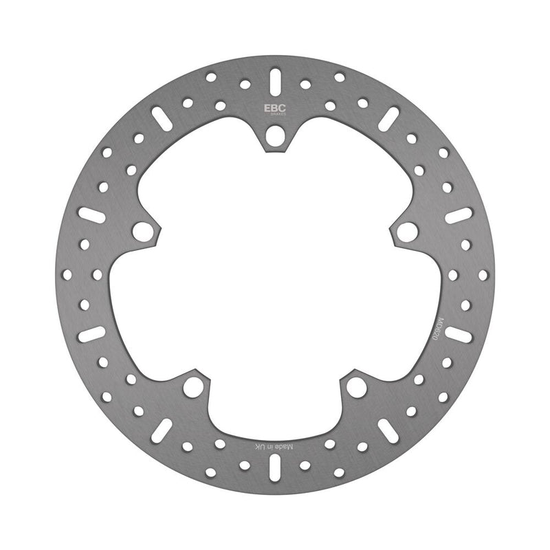 EBC Round HPSR solid brake rotor for 2001-2008 BMW HPSR Series Silver Stainless Steel Solid-Mount Front One Piece (Fixed)
