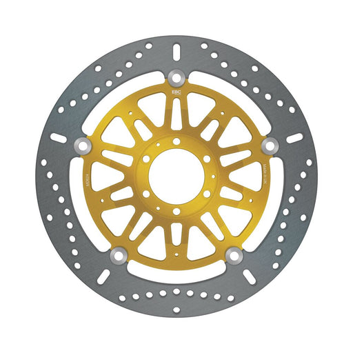 EBC Round Pro-Lite Brake Rotor Pro-Lite Series Gold Silver Full-Floating Front Two Piece (Floating) Aluminium Stainless Steel