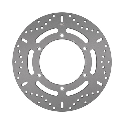EBC Round HPSR solid brake rotor for 1998-2009 TRIUMPH HPSR Series Silver Stainless Steel Solid-Mount Front One Piece (Fixed)