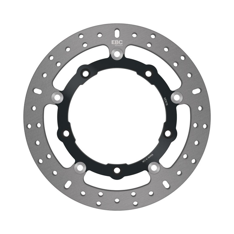 EBC Round Pro-Lite Brake Rotor for 2004-2006 TRIUMPH TIGER 955 I Pro-Lite Series Silver Stainless Steel Full-Floating Front Two Piece (Floating) Al...
