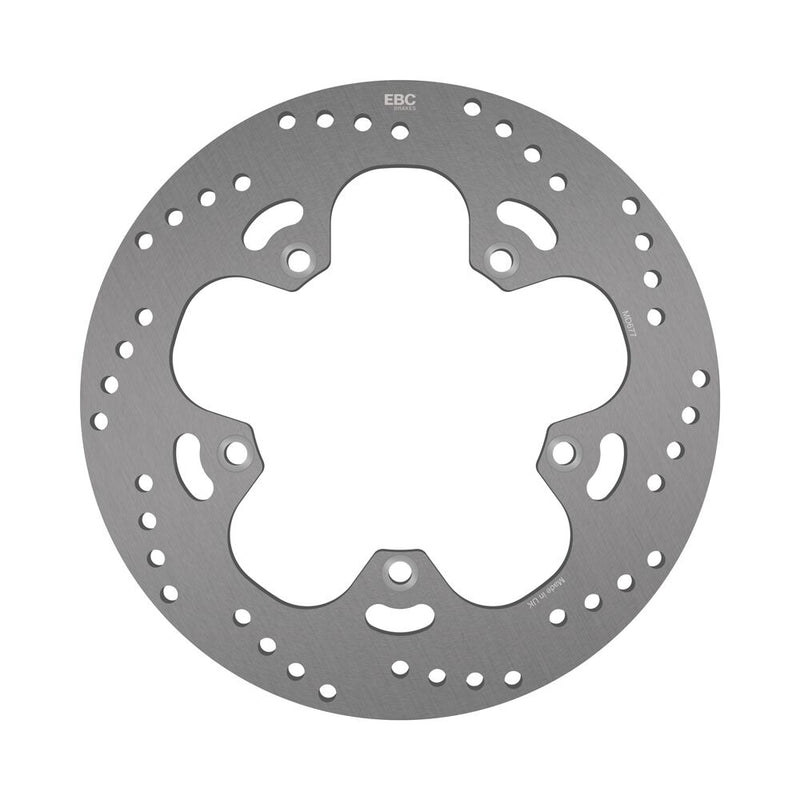EBC Round HPSR solid brake rotor for 2004-2006 TRIUMPH TIGER 955 I HPSR Series Silver Stainless Steel Solid-Mount Rear One Piece (Fixed)