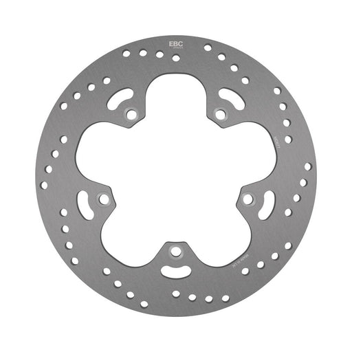 EBC Round HPSR solid brake rotor for 2004-2006 TRIUMPH TIGER 955 I HPSR Series Silver Stainless Steel Solid-Mount Rear One Piece (Fixed)