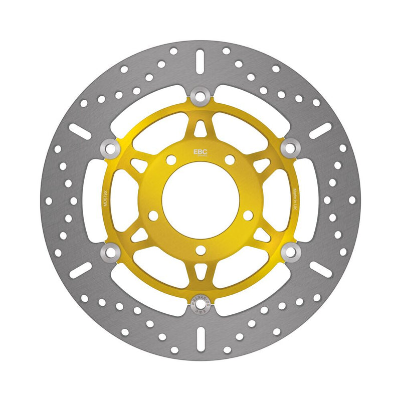 EBC X-Series Brake Rotor for 2005-2019 TRIUMPH X Series Gold Stainless Steel Front Two Piece (Floating)