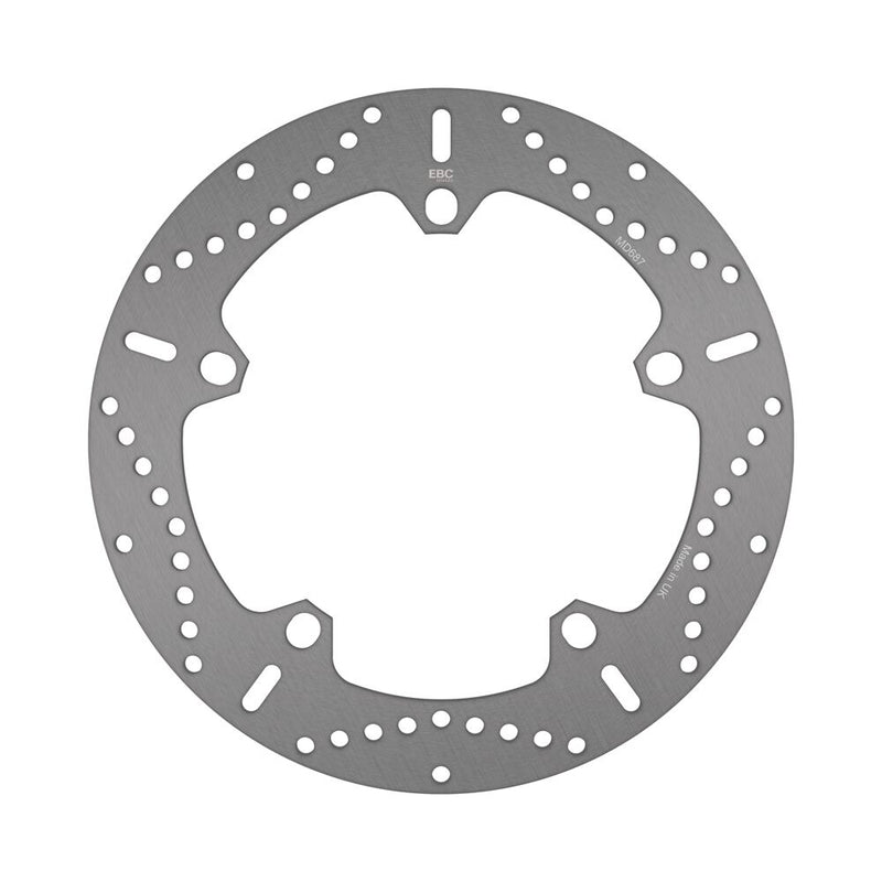 EBC Round Fixed Brake Rotor for 2004-2026 BMW Gold Zinc Solid-Mount Front One Piece (Fixed) Stainless Steel