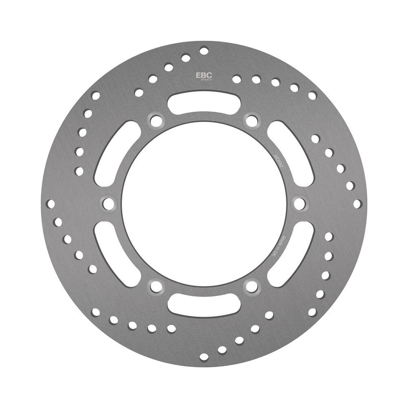 EBC Round HPSR solid brake rotor for 1997-2012 MOTO GUZZI HPSR Series Gold Zinc Solid-Mount Rear One Piece (Fixed) Stainless Steel