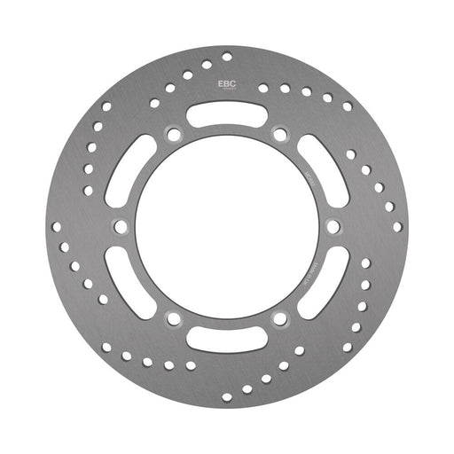 EBC Round HPSR solid brake rotor for 1997-2012 MOTO GUZZI HPSR Series Gold Zinc Solid-Mount Rear One Piece (Fixed) Stainless Steel