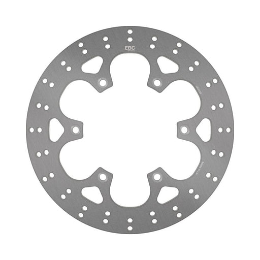 EBC Round HPSR solid brake rotor for 2008-2018 TRIUMPH ROCKET III 2300 HPSR Series Gold Stainless Steel Solid-Mount Rear One Piece (Fixed) Zinc