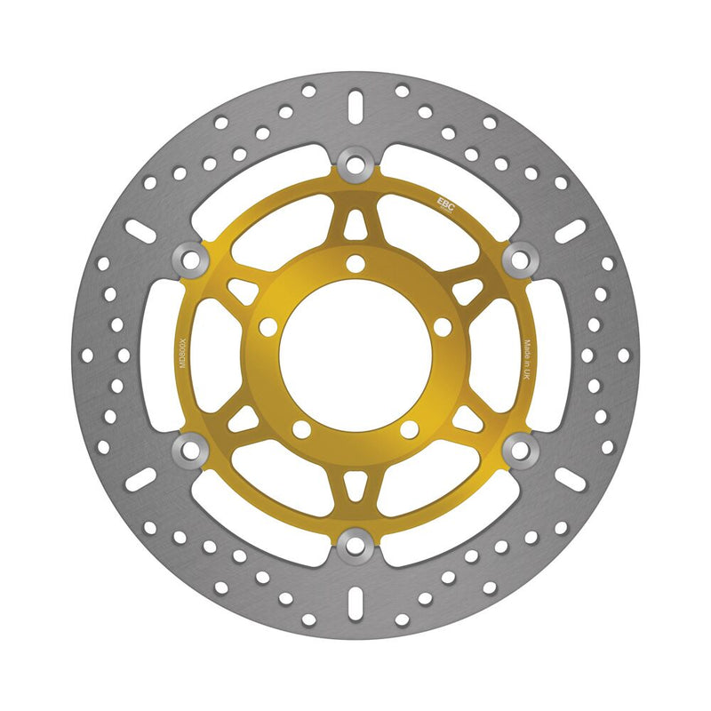 EBC X-Series Brake Rotor for 2006-2016 TRIUMPH X Series Gold Stainless Steel Front Two Piece (Floating)