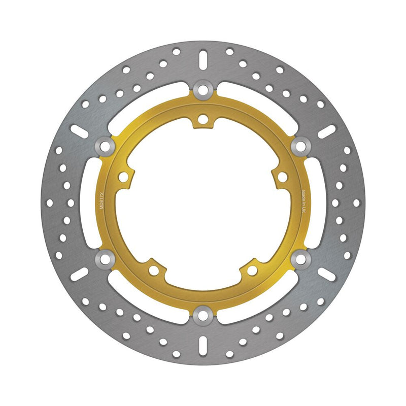 EBC X-Series Brake Rotor for 2007-2018 TRIUMPH X Series Gold Stainless Steel Front Two Piece (Floating)