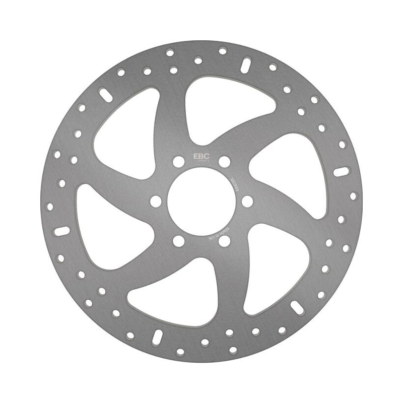 EBC Round Fixed Brake Rotor for 2011-2012 KTM DUKE Silver Stainless Steel Solid-Mount Front One Piece (Fixed)