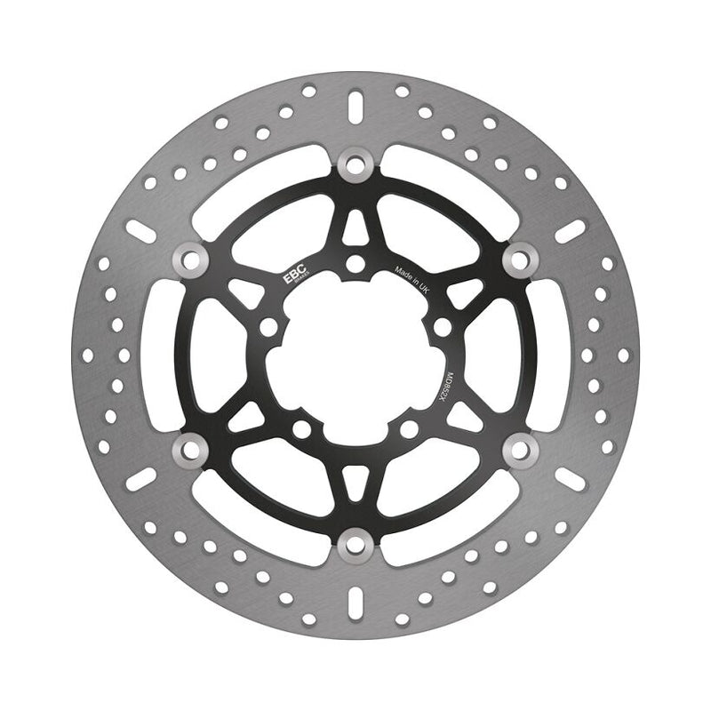 EBC X-Series Brake Rotor for 2013-2023 TRIUMPH X Series Black Stainless Steel Full-Floating Front Two Piece (Floating)