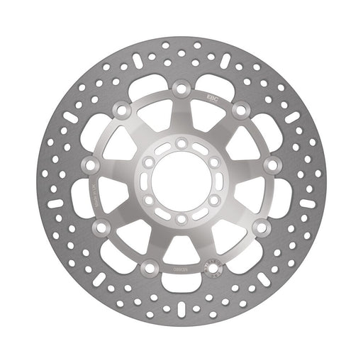EBC Floating Brake Rotor for 2005-2007, 2009-2013 KTM SUPERMOTO Silver Stainless Steel Full-Floating Front Two Piece (Floating) Aluminium