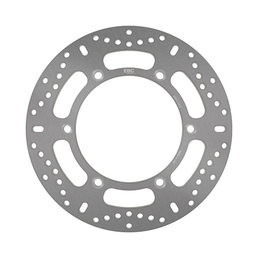 EBC Round Fixed Brake Rotor for 2003-2015 HONDA HPSR Series Silver Stainless Steel Solid-Mount Front One Piece (Fixed)