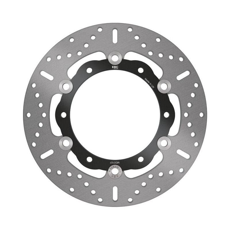 EBC Round Pro-Lite Brake Rotor for 2008-2011 YAMAHA XP 500 T-Max Pro-Lite Series Black Silver Full-Floating Front Two Piece (Floating) Billet Steel...