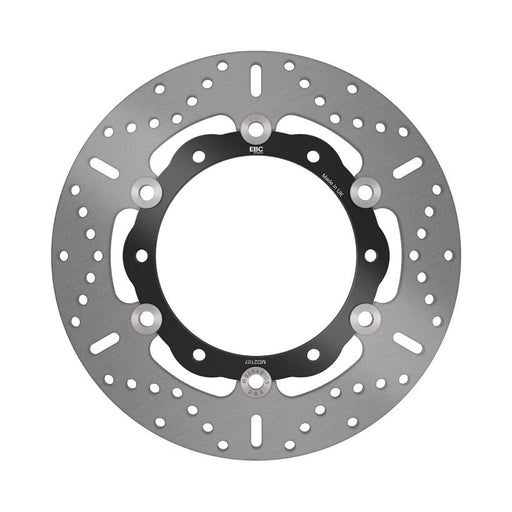 EBC Round Pro-Lite Brake Rotor for 2008-2011 YAMAHA XP 500 T-Max Pro-Lite Series Black Silver Full-Floating Front Two Piece (Floating) Billet Steel...