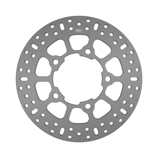 EBC Round D-Series Scooter Brake Rotor Scooter Series Silver Stainless Steel Solid-Mount Rear One Piece (Fixed)