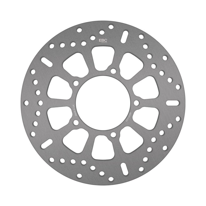 EBC Round D-Series Scooter Brake Rotor Scooter Series Silver Stainless Steel Solid-Mount Rear One Piece (Fixed)