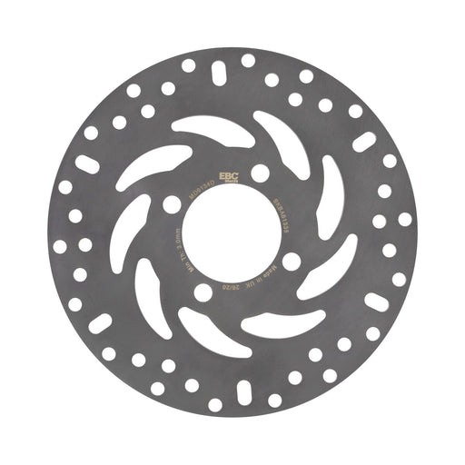 EBC Round D-Series Scooter Brake Rotor for 2010-2022 HONDA Scooter Series Silver Stainless Steel Solid-Mount Front One Piece (Fixed)