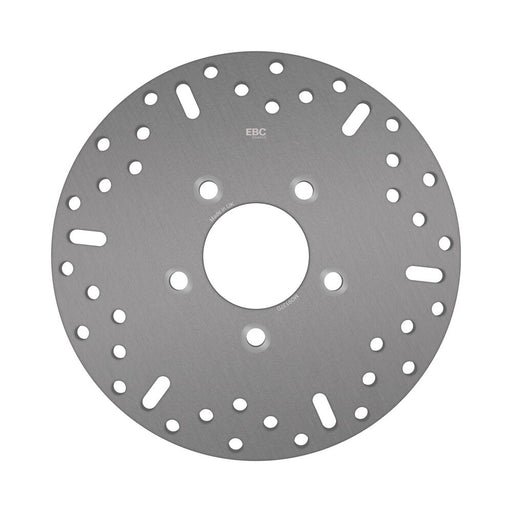EBC Round D-Series Scooter Brake Rotor Scooter Series Silver Stainless Steel Solid-Mount Front One Piece (Fixed)