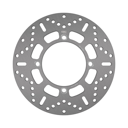 EBC Round D-Series Scooter Brake Rotor Scooter Series Silver Stainless Steel Solid-Mount Rear One Piece (Fixed)
