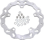 Galfer Brake Rotors Brake Rotor Kit Silver Front One Piece (Fixed) 420 High-Carbon Stainless Steel