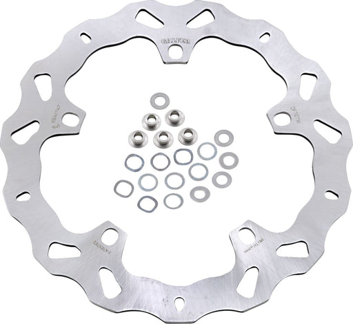 Galfer Brake Rotors Brake Rotor Kit Silver Front One Piece (Fixed) 420 High-Carbon Stainless Steel