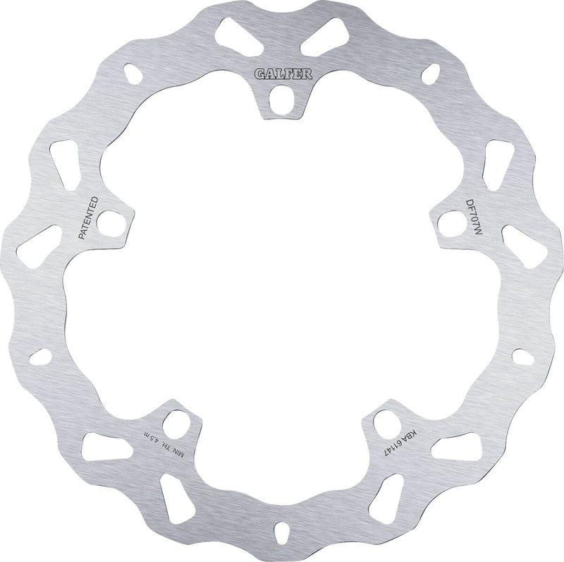 Galfer Brake Rotors Brake Rotor Kit Silver Front One Piece (Fixed) 420 High-Carbon Stainless Steel Each