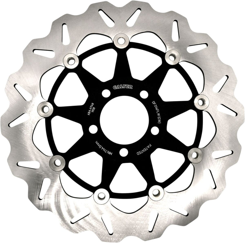 Galfer Brake Rotor for 1989-2009 SUZUKI Wave® Front Two Piece (Semi-Floating) Stainless Steel Each