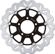 Galfer Brake Rotors for 2000-2006 TRIUMPH Wave® Black Silver Full-Floating Front Two Piece (Floating) Aluminium Stainless Steel