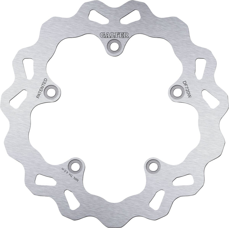 Galfer Brake Rotor for 2014-2024 BMW Rear One Piece (Fixed) Stainless Steel