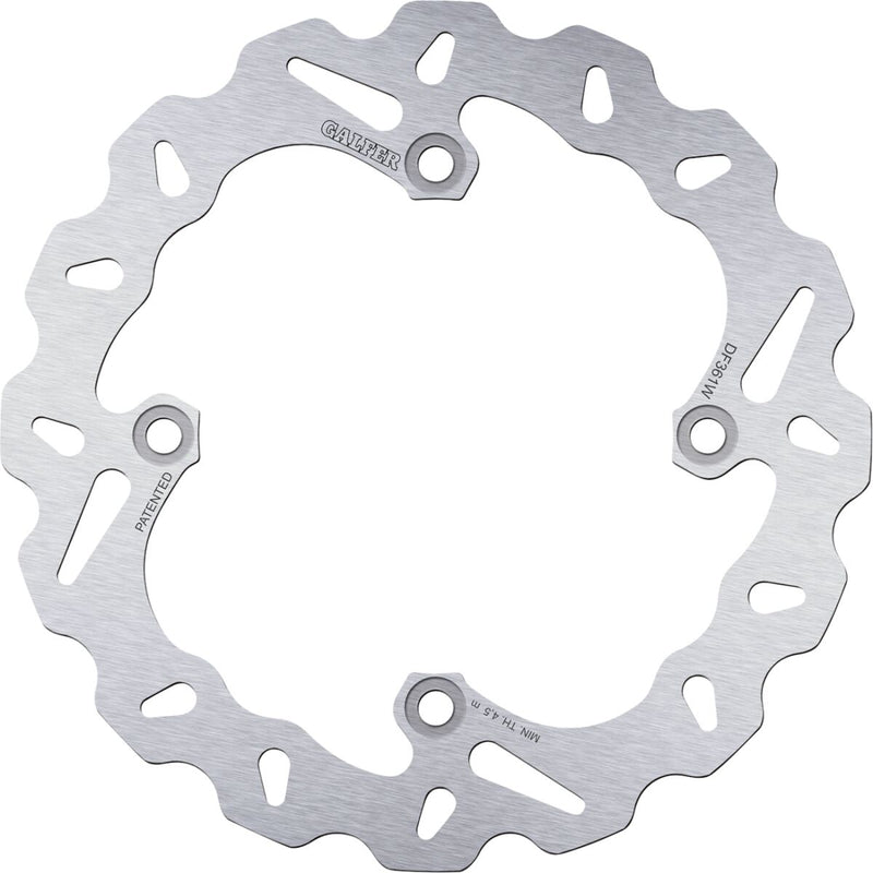 Galfer Brake Rotor Rear One Piece (Fixed) Stainless Steel