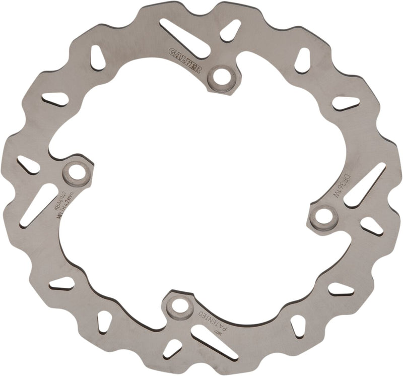 Galfer Brake Rotor Rear One Piece (Fixed) Stainless Steel Each