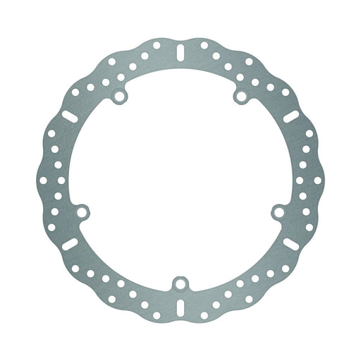 EBC Contour Fixed Brake Rotor for 2012-2020 HONDA Wave® Silver Stainless Steel Solid-Mount Front One Piece (Fixed)