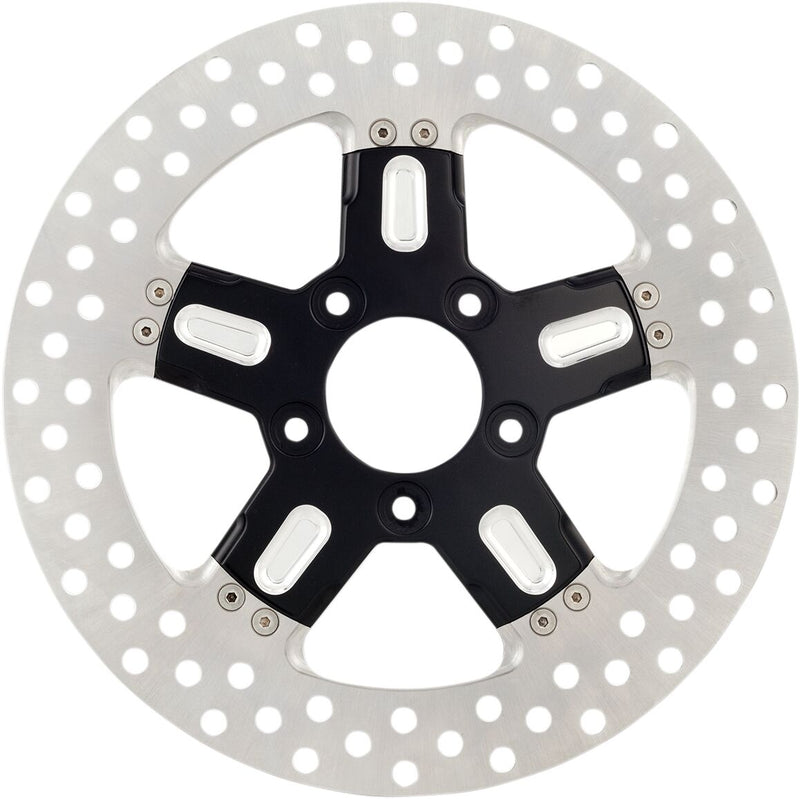 Two-Piece Brake Rotor Dyna,
Softail,
Revolution,
Sportster,
Touring,
Trike