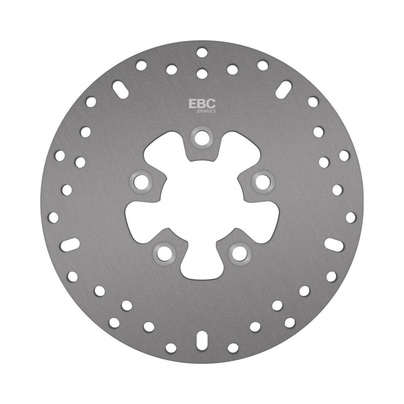 EBC Round D-Series Scooter Brake Rotor for 2014-2018 PEUGEOT TWEET Scooter Series Gold Silver Solid-Mount Front One Piece (Fixed) Stainless Steel Z...