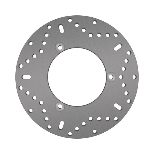 EBC Round D-Series Scooter Brake Rotor for 2014-2016 YAMAHA Scooter Series Gold Silver Solid-Mount Rear One Piece (Fixed) Stainless Steel Zinc