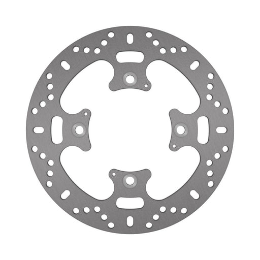 EBC Round Fixed Brake Rotor for 2016-2025 TRIUMPH Gold Silver Solid-Mount Rear One Piece (Fixed) Stainless Steel Zinc