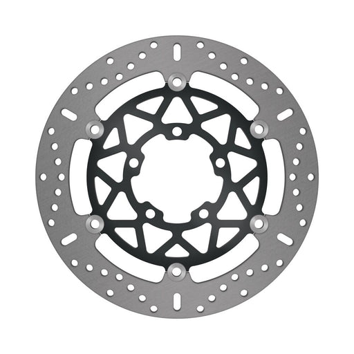 EBC X-Series Brake Rotor for 2016-2024 TRIUMPH X Series Black Silver Full-Floating Front Two Piece (Floating) Aluminium Stainless Steel