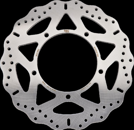 EBC Brake Rotor for 1978-1982, 1984, 2013-2017, 2019-2024 KAWASAKI Wave® Silver Front One Piece (Fixed) Stainless Steel
