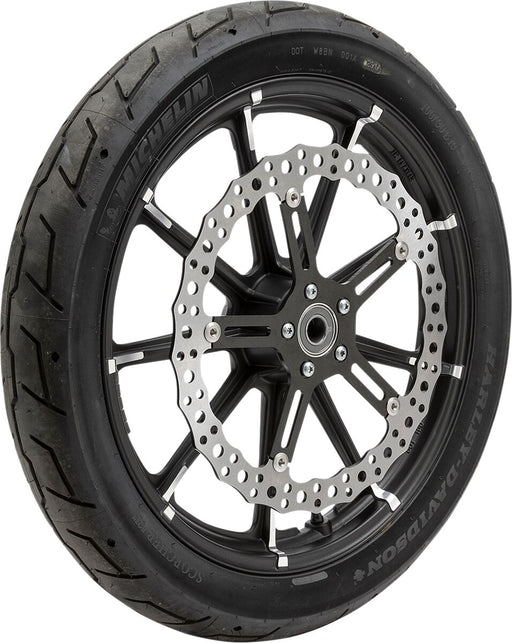 Arlen Ness 15 in. Right Side Big Brake Jagged Floating Rotor Kit for 2006-2017 Harley-Davidson Dyna and 2014-2017 Harley-Davidson Softail Motorcycles