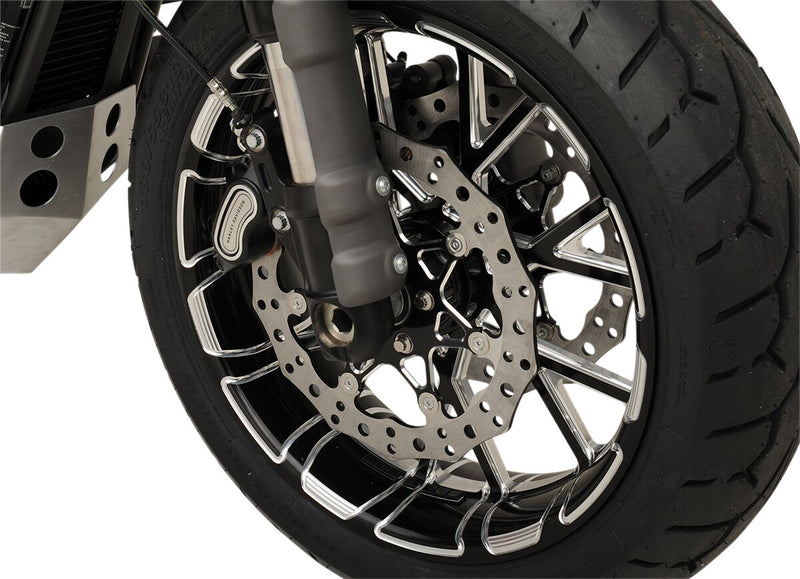 Arlen Ness Black Front 11.8 in. Procross Two-Piece Floating Brake Rotor for Various Various Harley-Davidson Motorcycles (See Fitment List)