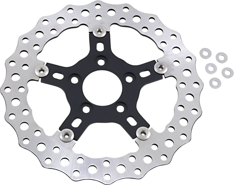 Arlen Ness 11.5 in. Front/Rear Jagged Brake Rotor for Various Various Harley-Davidson Motorcycles (See Fitment List) #02-786